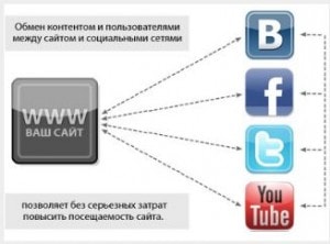 Социальные сети С помощью социальных сетей можно успешно продвигать сайты